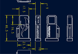 flash drive technical drawing