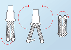 technical drawing of Balisong jump drive