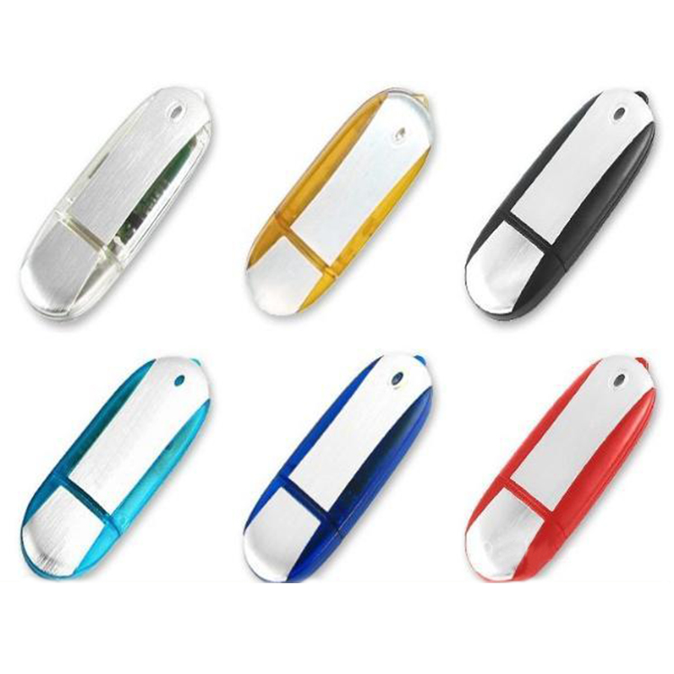Translucent plastic gift USB Flash Drive