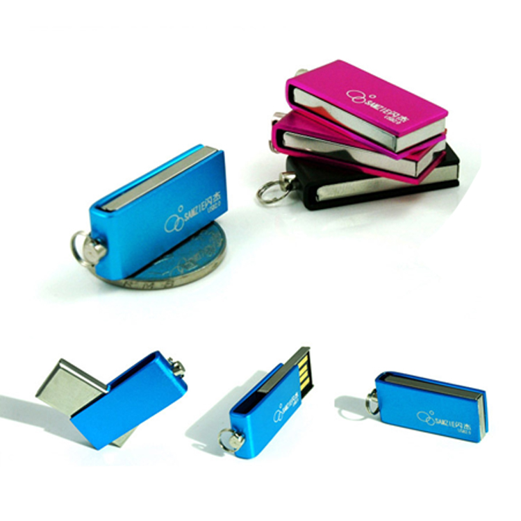2021 Hot Sale Mini USB  metal swivel usb flash drives