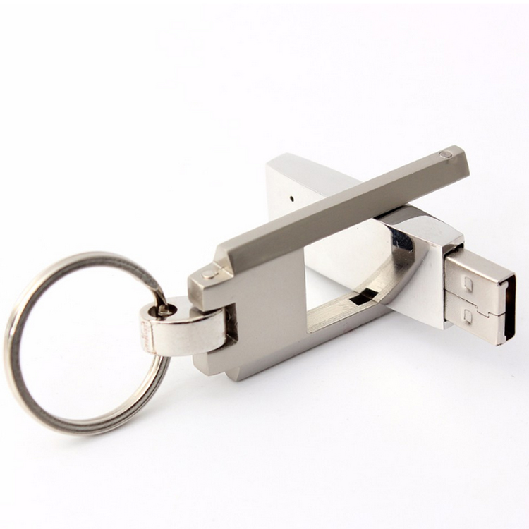 Metal Keyring swivel USB Flash Drive