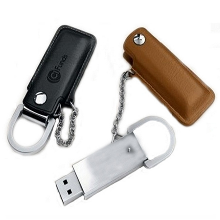 High quality leather USB Flash Drive 64GB