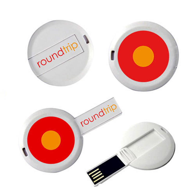 Circle/round Business Card Usb Flash Drives